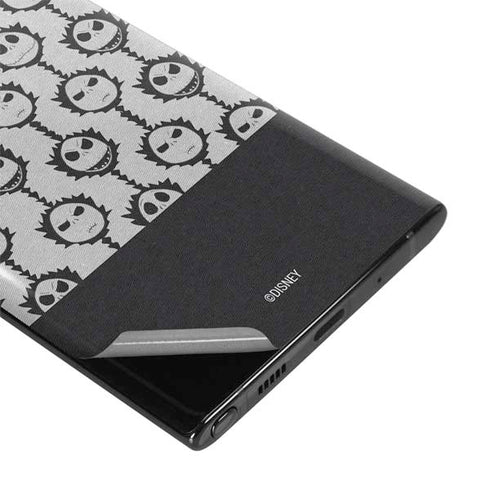 Disney The Nightmare Before Christmas Jack Skellington Face Expressions pattern Galaxy Note 10 Skin